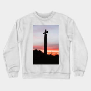 Stone Cross at Durham Cathedral Crewneck Sweatshirt